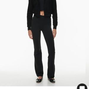 Aritzia Brown Flare Leggings